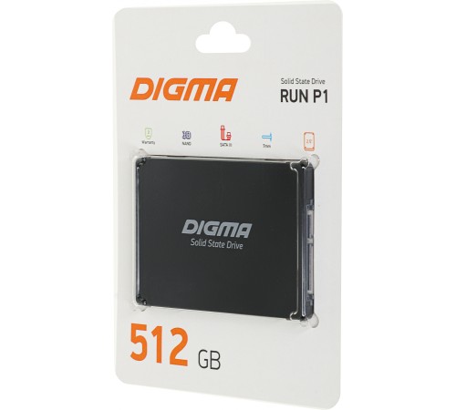Накопитель SSD Digma SATA-III 512GB DGSR2512GP13T