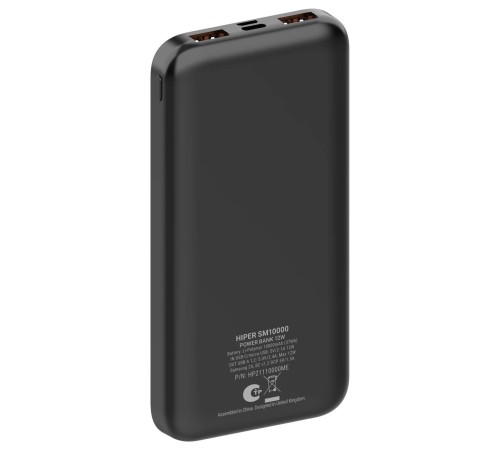 Мобильный аккумулятор Hiper SM10000 BLACK