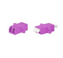 Оптический проходной адаптер LC-LC MM (OM4) duplex Hyperline FA-P11Z-DLC/DLC-N/WH-MG