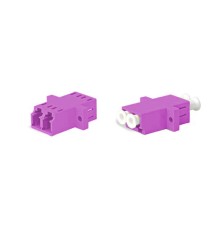 Оптический проходной адаптер LC-LC MM (OM4) duplex Hyperline FA-P11Z-DLC/DLC-N/WH-MG