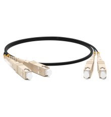 Патч-корд волоконно-оптический (шнур) Hyperline FC-D2-50-SC/PR-SC/PR-H-50M-LSZH-BK