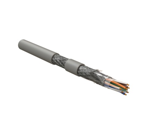 Кабель для сетей Industrial Ethernet Hyperline ISFUTP4-C5E-P26/7-PU-GY