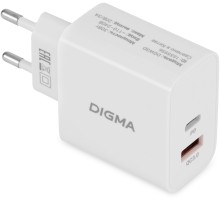 Сетевое зарядное устройство Digma DGW3D DGW3D0F110WH