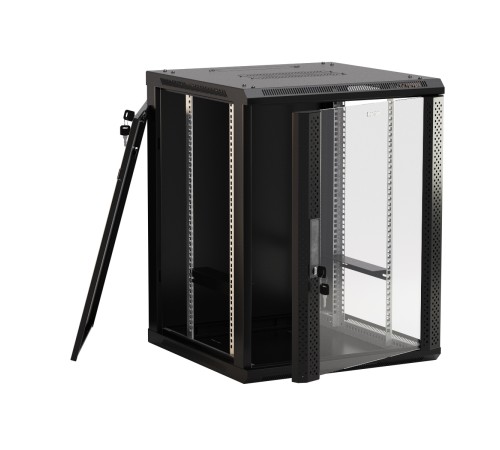 Шкаф настенный Hyperline TWB-FC-1545-GP-RAL9004