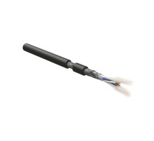 Кабель интерфейса RS-485 Hyperline RS-SF-2x2x22/7-PVC-BK