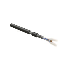 Кабель интерфейса RS-485 Hyperline RS-SF-2x2x22/7-PVC-BK
