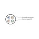 Кабель для сетей Industrial Ethernet Hyperline IUUTP4-C5E-S24/1-FRPVC-GY