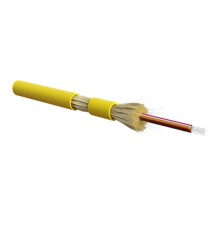 Волоконно-оптический кабель Hyperline FO-DT-IN-9S-12-HFLTx-YL