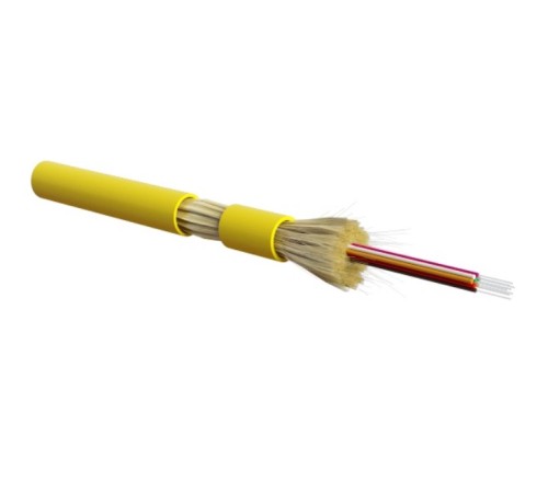 Волоконно-оптический кабель Hyperline FO-DT-IN-9S-16-HFLTx-YL