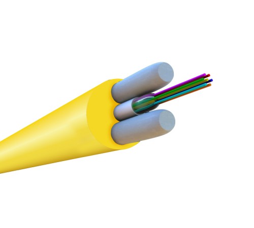 Волоконно-оптический кабель Hyperline FO-STFR-IN-9-8-LSZH-YL