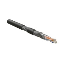 Кабель витая пара Hyperline SFUTP4-C6-S23-OUT-PE-BK-500