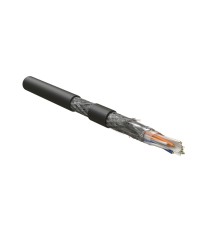 Кабель витая пара Hyperline SFUTP4-C6-S23-OUT-PE-BK-500