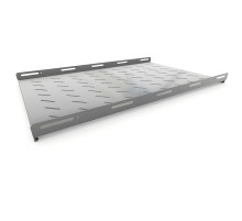 Полка стационарная глубина 850 мм с боковым креплением нагрузка до 20 кг для шкафов серии TTB TTR 485х850мм (ШхГ) цвет серый (RAL 7035) Hyperline TSH3L-850-RAL7035