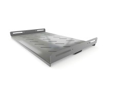 Полка стационарная усиленная глубина 300 мм с боковым креплением нагрузка до 50 кг для шкафов серии TTB TTR TWB/TWB-FC 485х300мм (ШхГ) цвет серый (RAL 7035) Hyperline TSH3M-300-RAL7035