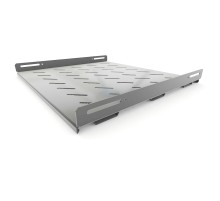 Полка стационарная усиленная глубина 450 мм с боковым креплением нагрузка до 50 кг для шкафов серии TTB TTR TWB/TWB-FC 485х450мм (ШхГ) цвет серый (RAL 7035) Hyperline TSH3M-450-RAL7035