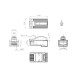 Разъем легкой оконцовки RJ-45 (8P8C) (100 шт.) Hyperline PLEZ-8P8C-UA-C6-SH-100