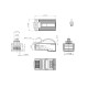 Разъем легкой оконцовки RJ-45 (8P8C) (100 шт.) Hyperline PLEZ-8P8C-UA-C5-SH-100