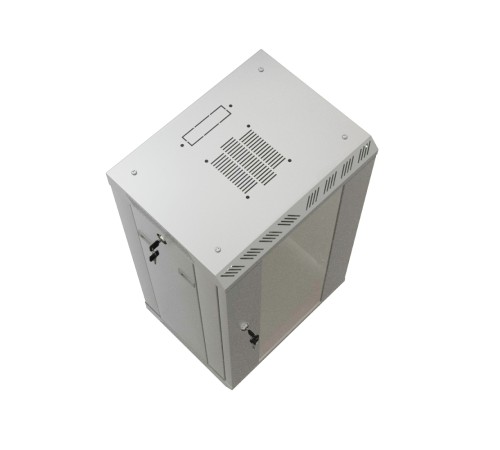 Шкаф настенный 10'' Hyperline TDB-12U-GP-RAL7035