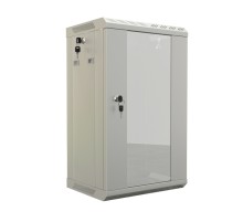 Шкаф настенный 10'' Hyperline TDB-15U-GP-RAL7035