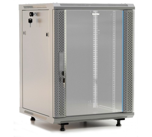 Шкаф настенный Hyperline TWB-FC-1266-GP-RAL7035