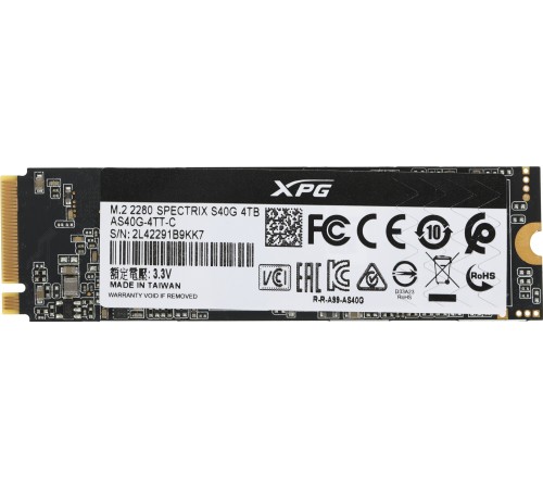 Накопитель SSD PCIe 3.0 x4 Adata AS40G-4TT-C