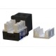 Вставка Keystone Jack RJ-45 (8P8C) Hyperline KJ9-8P8C-C6-90-BK