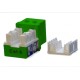 Вставка Keystone Jack RJ-45 (8P8C) Hyperline KJ9-8P8C-C6-90-GN
