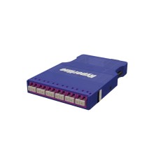 Корпус кассеты для оптических претерминированных решений Hyperline PPTR-CSS-1-6xDLC-MM/MG-BL