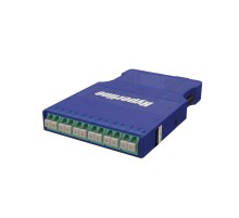 Корпус кассеты для оптических претерминированных решений Hyperline PPTR-CSS-1-6xDLC-MM/AQ-BL