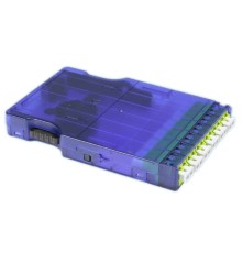 Корпус кассеты для оптических претерминированных решений Hyperline PPTR-CSS-1-6xDLC-SM/GN-BL