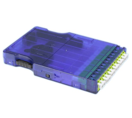 Корпус кассеты для оптических претерминированных решений Hyperline PPTR-CSS-1-6xDLC-SM/GN-BL Корпус кассеты для оптических претерминированных решений Hyperline PPTR-CSS-1-6xDLC-SM/GN-BL