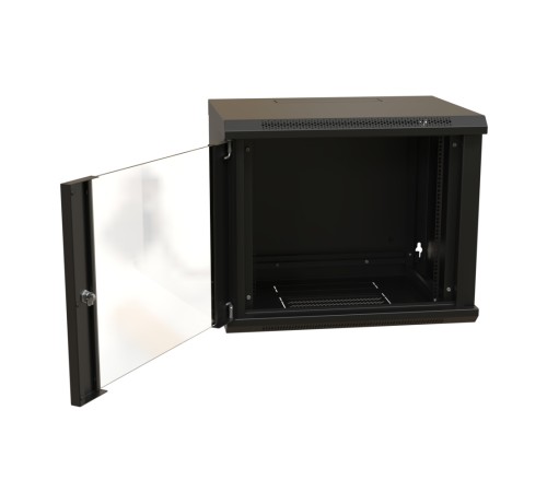 Шкаф 19-дюймовый WRLine WR-TW-1245-GP-RAL9004 Шкаф 19-дюймовый WRLine WR-TW-1245-GP-RAL9004