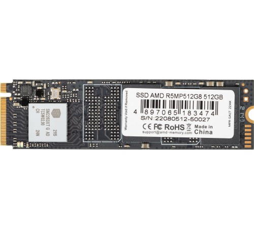Накопитель SSD AMD PCIe 3.0 x4 512GB R5MP512G8