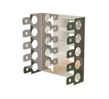 Рама (монтажный хомут) глубиной 50мм для крепления 5-и плинтов телефонии Hyperline KR-FRAME-50