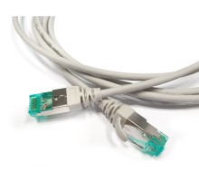 Патч-корд Hyperline PC-LPT-SFTP-RJ45-RJ45-C6a-1M-LSZH-GY