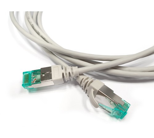 Патч-корд Hyperline PC-LPT-SFTP-RJ45-RJ45-C6a-1M-LSZH-GY