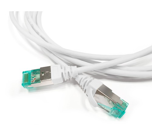 Патч-корд Hyperline PC-LPT-SFTP-RJ45-RJ45-C6a-1M-LSZH-WH