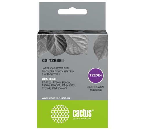 Картридж ленточный Cactus CS-TZESE4