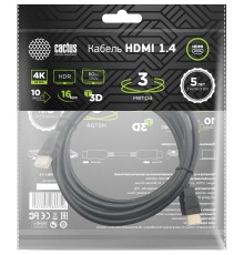Кабель аудио-видео Cactus CS-HDMI.1.4-3