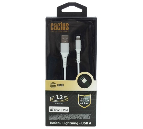 Кабель Cactus CS-LG.USB.A-1.2 Кабель Cactus CS-LG.USB.A-1.2