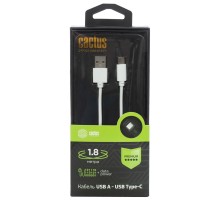 Кабель Cactus CS-USB.A.USB.C-1.8