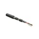 Кабель для шины PROFIBus-DP Hyperline PFDP-SF-1x2x22/7-ARM/W-SHF1/SHF2-BK