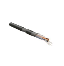 Кабель для сетей Industrial Ethernet Hyperline ISUTP4-C5E-P26/30-PU-BK