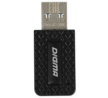 Сетевой адаптер Wi-Fi Digma DWA-AC1300C