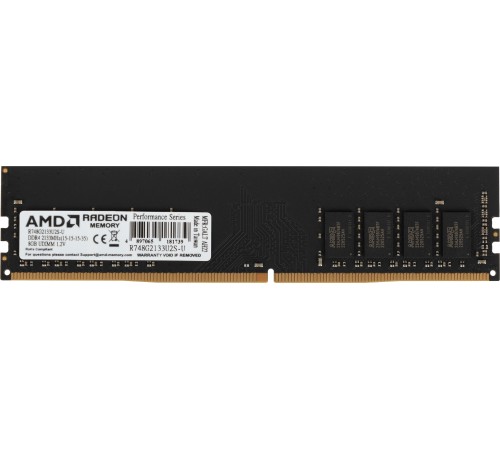 Память DDR4 8Gb 2133MHz AMD R748G2133U2S-U