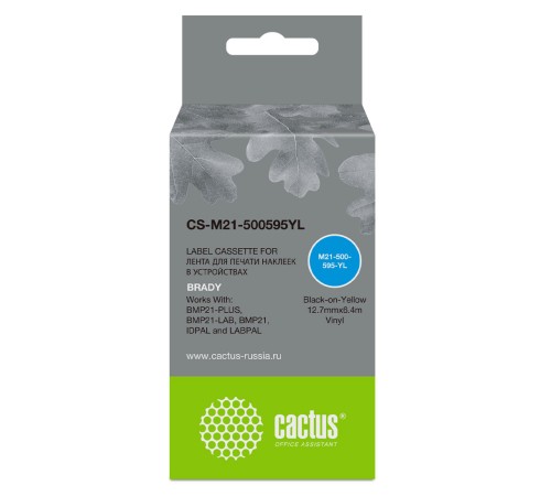 Картридж ленточный Cactus CS-M21-500595YL