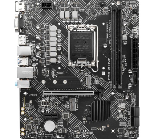 Материнская плата MSI PRO H610M-G DDR4 Материнская плата MSI PRO H610M-G DDR4