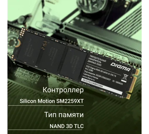 Накопитель SSD Digma SATA-III 256GB DGSR1256GS93T
