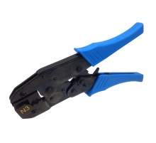 Инструмент обжимной для разъемов RJ-45 (подходит PLUG-8P8C-UV-C6-TW-SH) Hyperline HL-1408N3