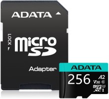 Флеш карта microSDXC Adata AUSDX256GUI3V30SA2-RA1